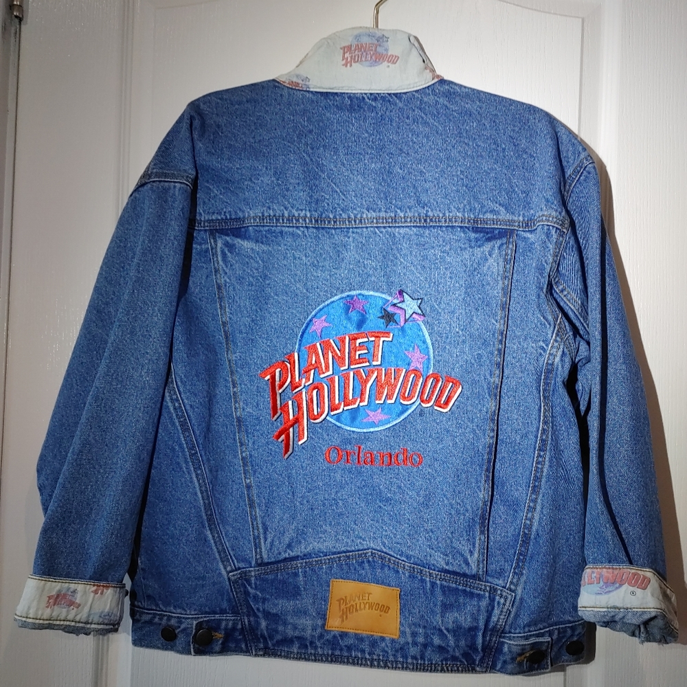 Vintage Planet Hollywood Jean Jacket